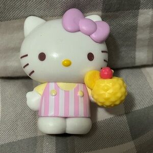 Hello Kitty Figurine with Pineapple Drink